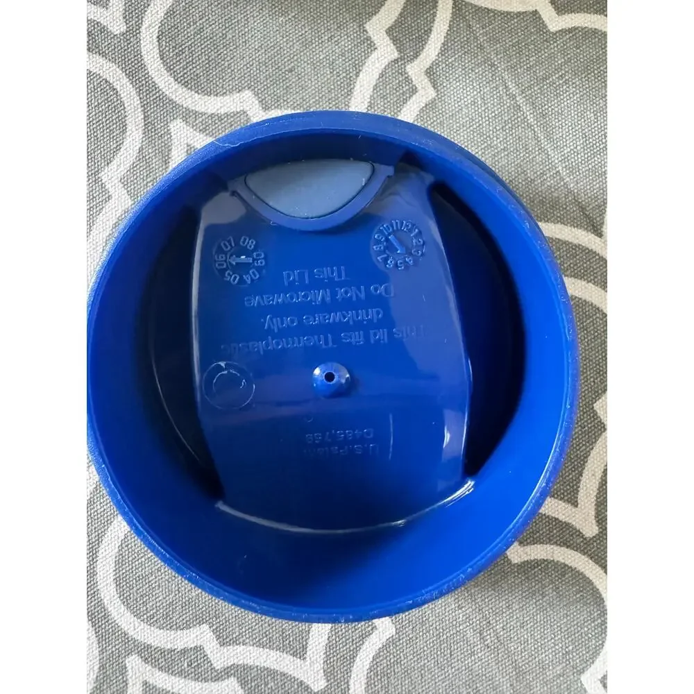 Starbucks Christmas Tree Holographic Blue Double Wall Insulated Travel Tumbler